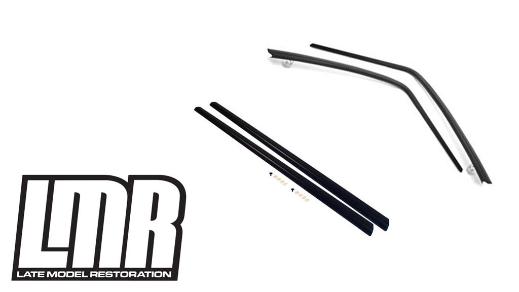 Fox Body Mustang Roof Rail & Door Belt Molding, Door Belt Weatherstrip Install