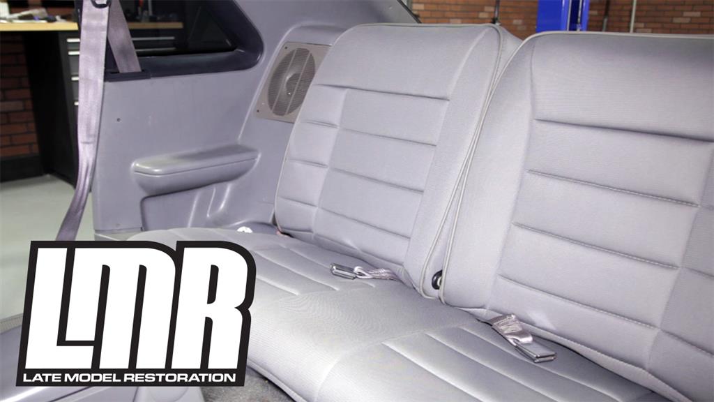 How To Install Fox Body Mustang Rear Seat Upholstery (79-93)