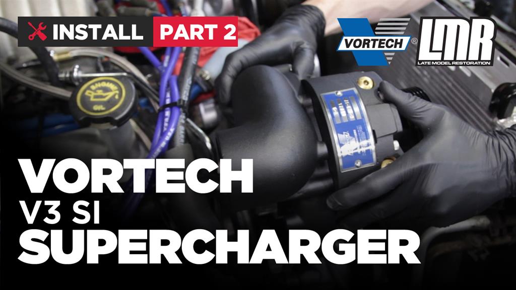 How To Install Fox Body Mustang Vortech V3 Supercharger - Part 2