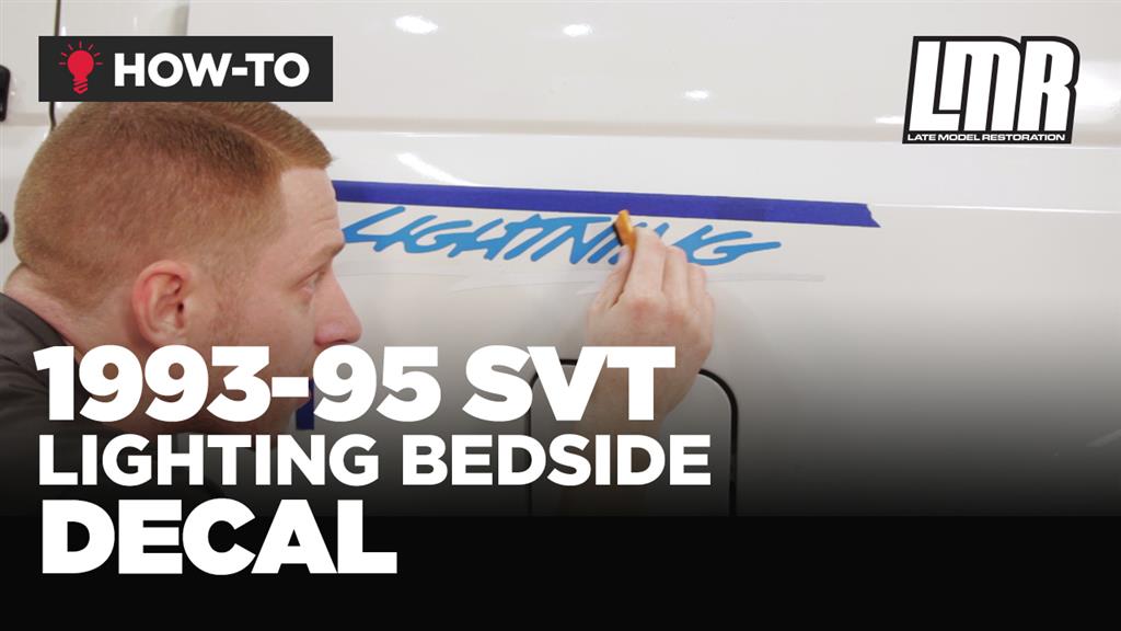 How To Install F-150 SVT Lightning Bed Side Decal (1993-1995)