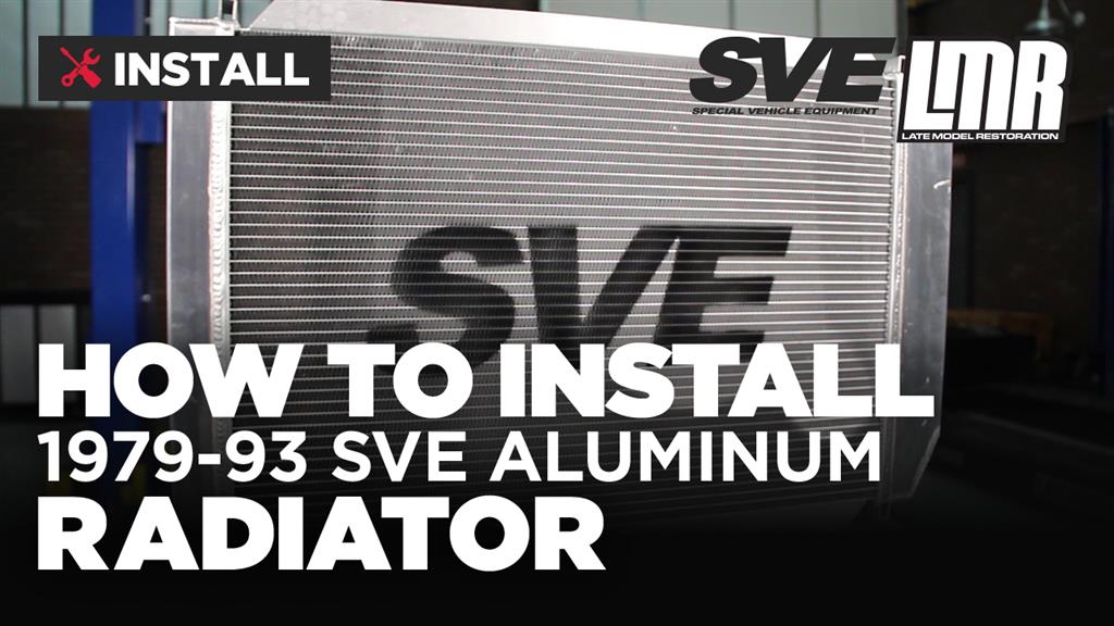 How To Remove & Install SVE Fox Body Mustang Radiator - (1979-1993)