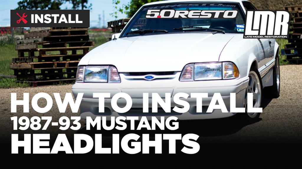 1987-1993 Mustang Ultra Clear Headlight & Fog Light Resto Kit - GT