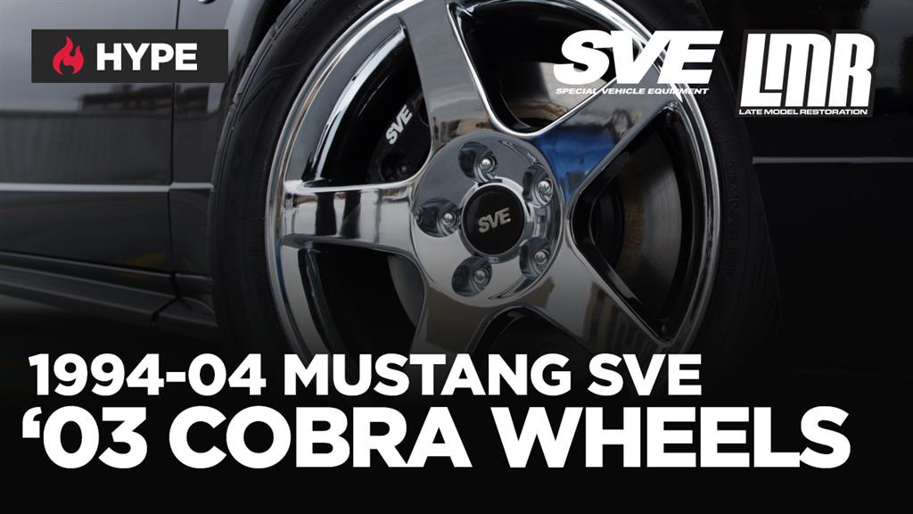 1994-04 Mustang SVE 03 Cobra Wheel Kit - 17x9/10.5  - Machined