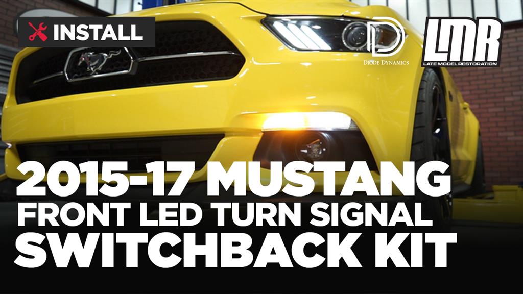 2015-17 Mustang Diode Dynamics Front LED Turn Signal Switchback Kit