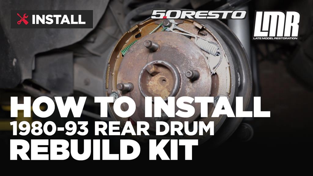 1980-93 Mustang Rear Drum Brake Rebuild Kit