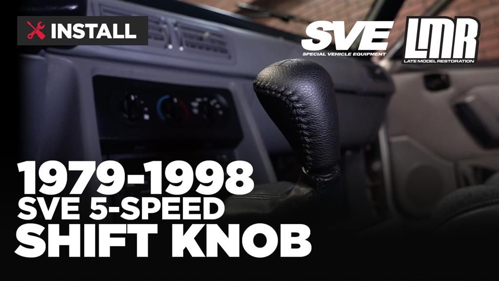 1979-1998 Mustang SVE 99-04 Style Black 5-Speed Shift Knob - Install & Review
