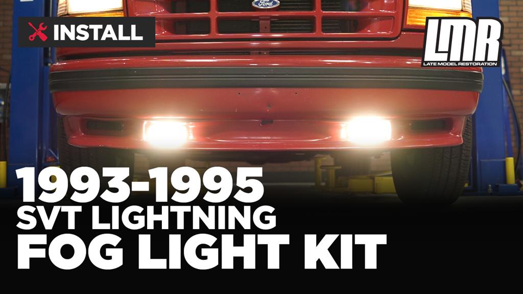 1993-1995 F-150 SVT Lightning Fog Light Kit - Install & Review
