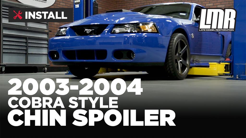 2003-2004 Mustang Cobra Style Replacement Chin Spoiler - Install & Review