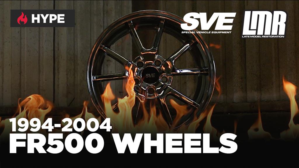 1994-04 Mustang SVE FR500 Wheel & Nitto Tire Kit - 17x9/10.5 - Gloss Black