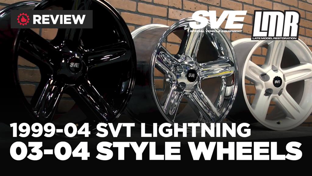 1999-04 F-150 SVT Lightning SVE 03-04 Style Wheel Kit - 18x9.5  - Silver 