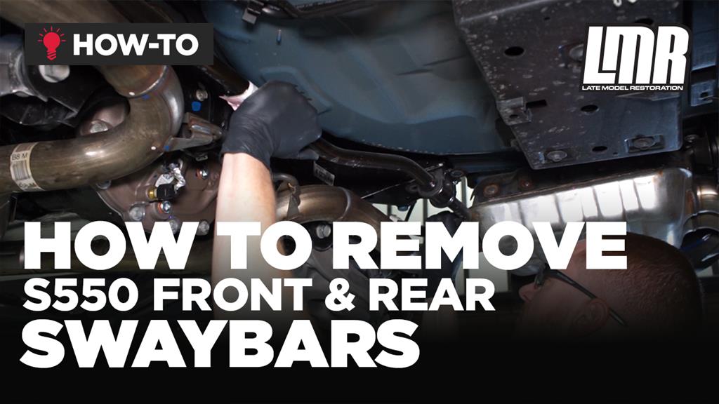 How To Remove S550 Mustang Front & Rear Sway Bars (2015-2023)
