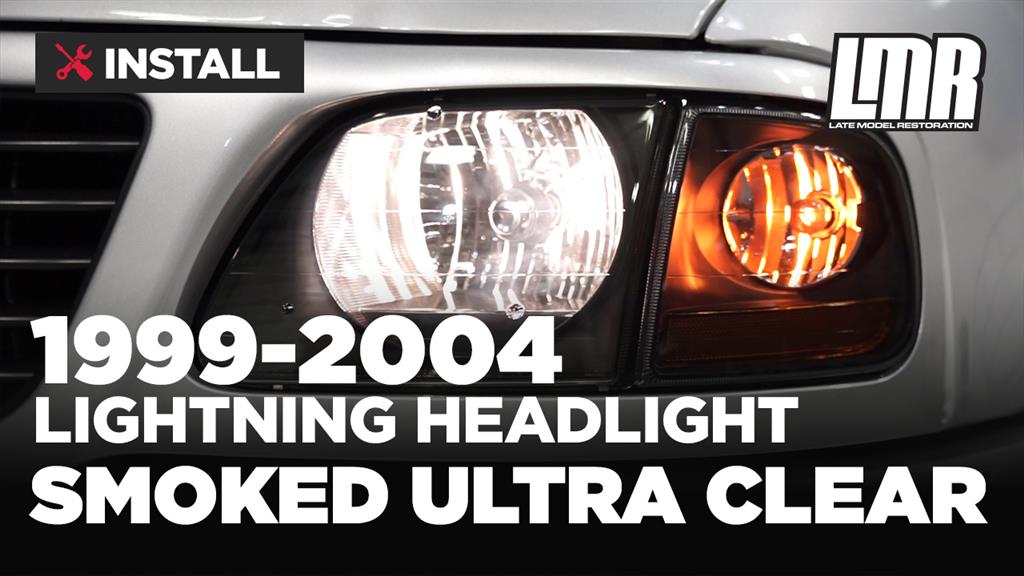 1999-2004 F-150 Lightning Smoked Ultra Clear Headlight Kit - Install & Review