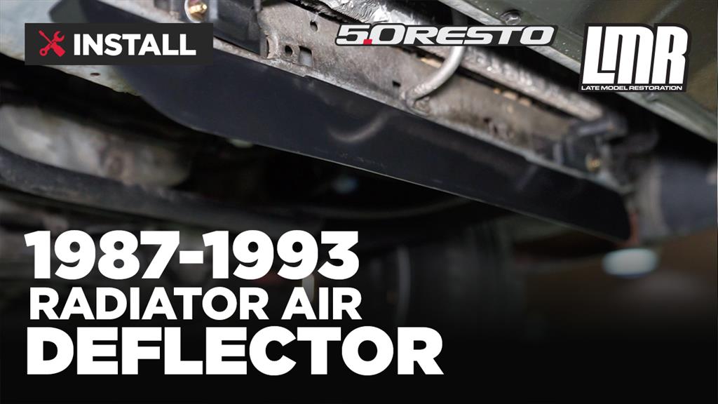 Mustang Radiator Air Deflector Kit (8793) E7ZZ8349