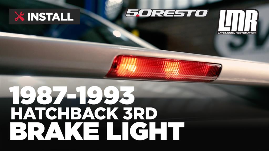 1987-1993 Mustang 5.0 Resto Hatchback 3rd Brake Light - Install & Review