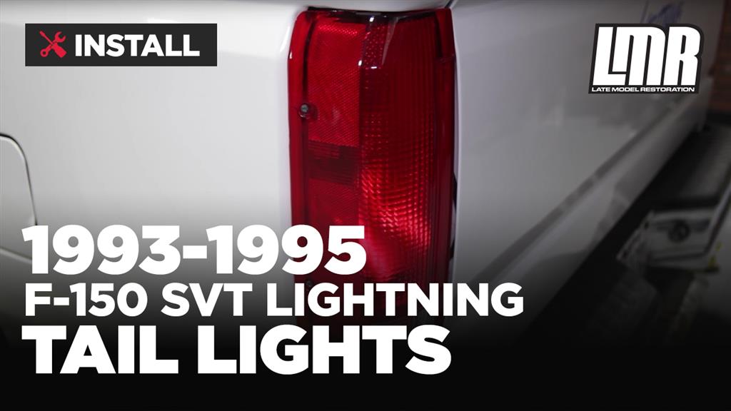 1993-1995 F-150 SVT Lightning Tail Light Kit - Review & Install
