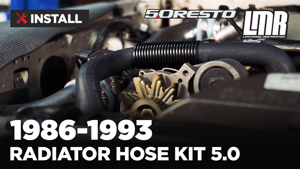1986-1993 Mustang 5.0 Resto Factory Style Radiator Hose Kit - Install & Review