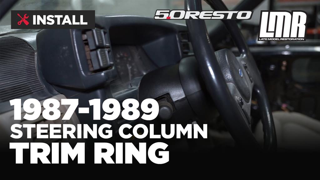 Fox Body Mustang 5.0 Resto Steering Column Trim Ring - Install & Review (1987-1989)