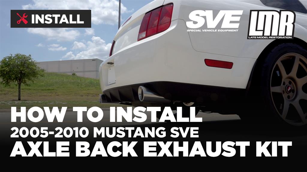 2005-10 Mustang SVE Axle Back Exhaust Kit GT/GT500