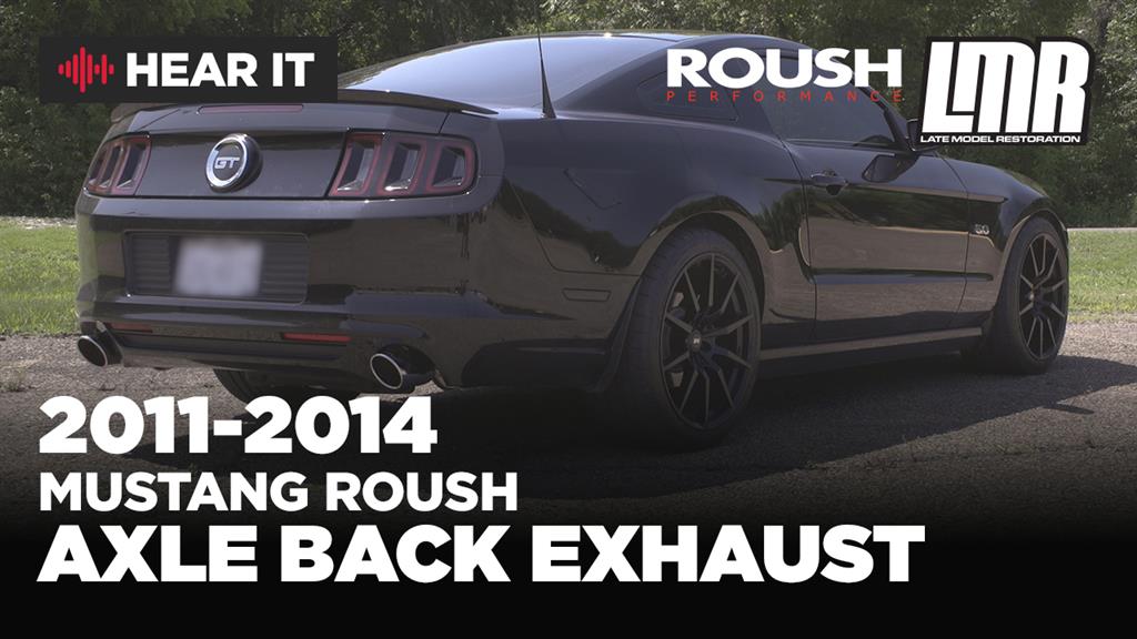 2011-2014 Mustang GT Roush Axle Back Exhaust Sound Clip