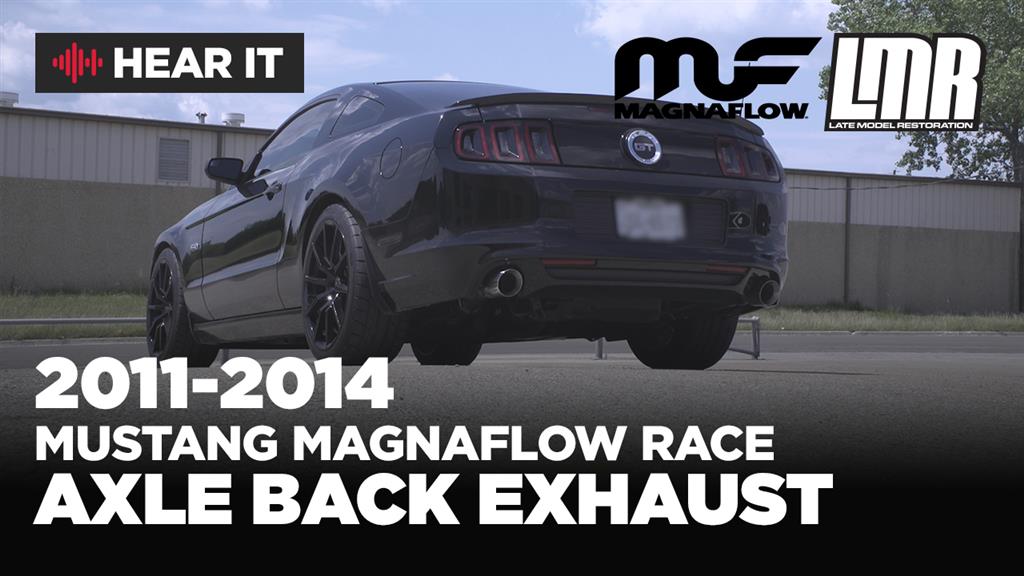 2011-2014 Mustang V6 3.7L Roush 421145 Axle-Back Muffler Exhaust Kit