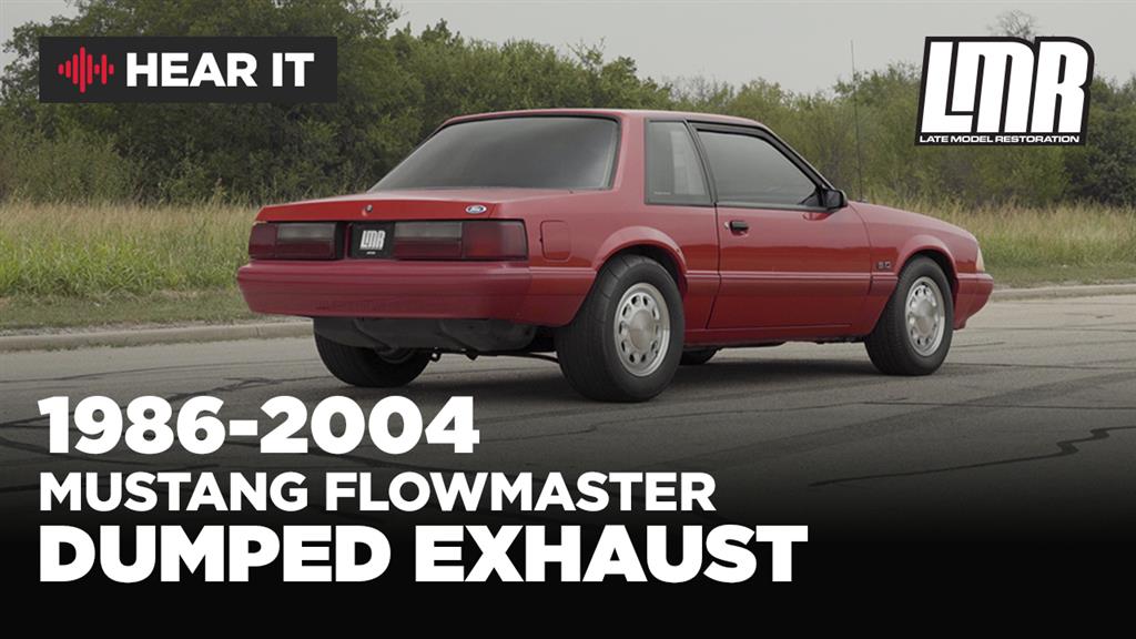 Mustang Exhaust Sound Clip | Flowmaster Outlaw Series Dumped Exhaust 1986-2004