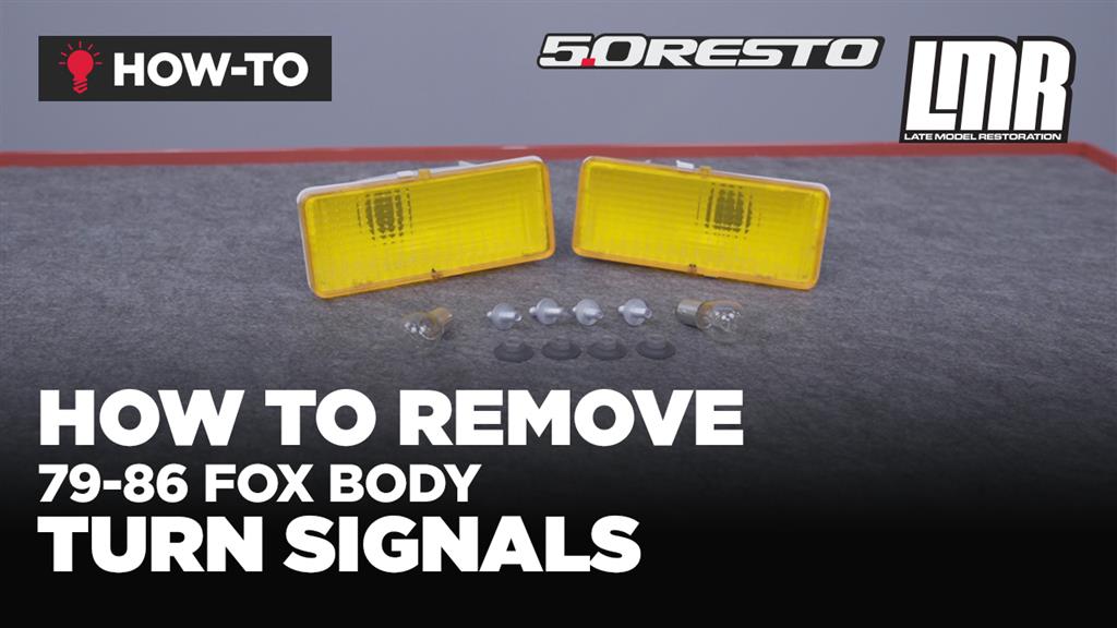 How To Remove and Install Fox Body Mustang Turn Signals (79-86)
