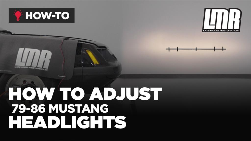 How To Adjust 4 Eye Fox Body Mustang Headlights (1979-1986)
