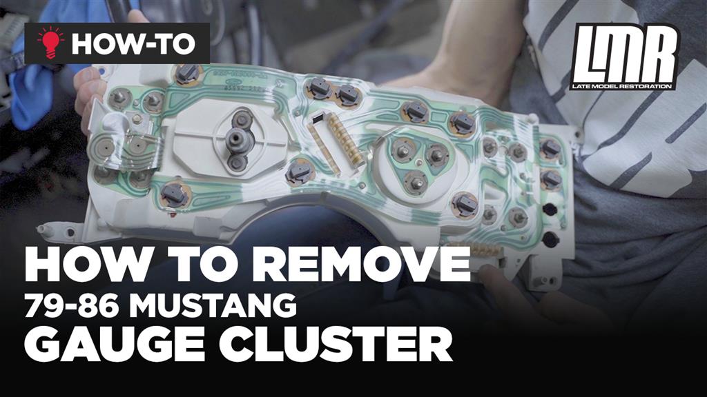 How To Remove Fox Body Mustang Gauge Cluster (79-86)
