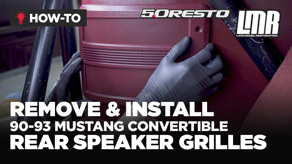 1990-93 Mustang Convertible Speaker Grille Kit