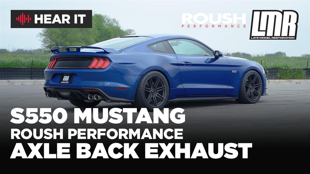 2018-23 Mustang Roush Axle Back Exhaust Kit GT