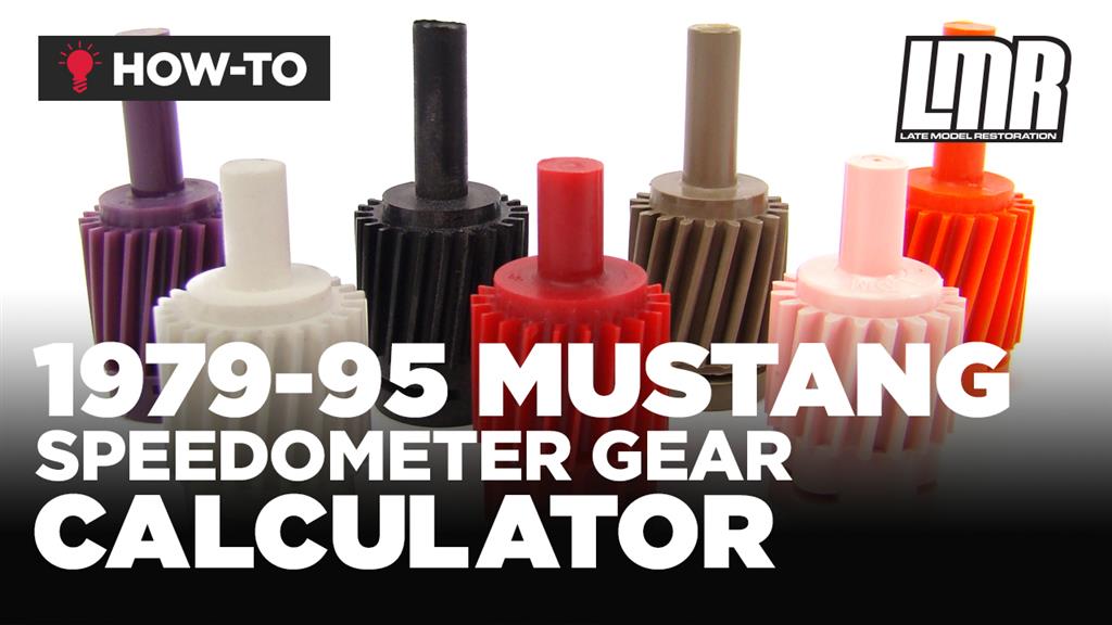 How To Calculate Speedometer Gear For Fox Body & SN95 Mustang