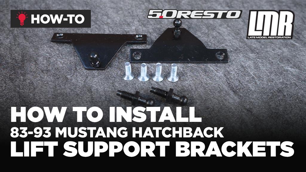 How To Install Fox Body Mustang Hatchback Lift Support Bracket (83-93)