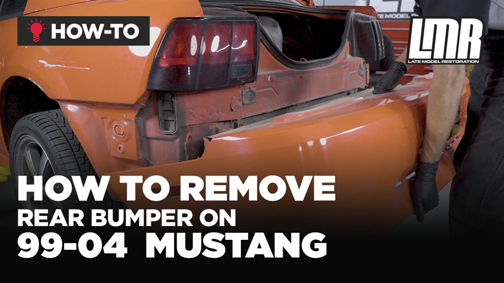 How To Remove Rear Bumper (1999-2004 New Edge Mustang)