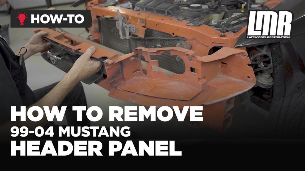 How To Remove New Edge Mustang Header Panel (99-04)