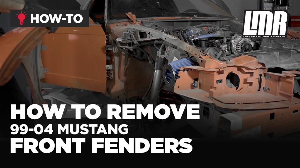 How To Remove New Edge Mustang Front Fenders (99-04)