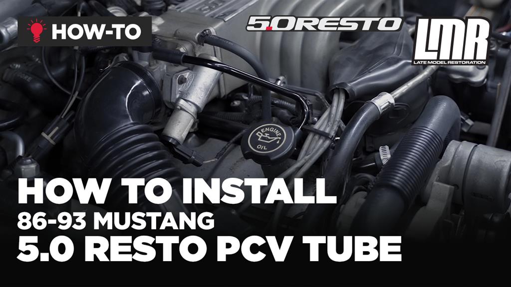 How To Install Fox Body Mustang PCV Tube (86-93)