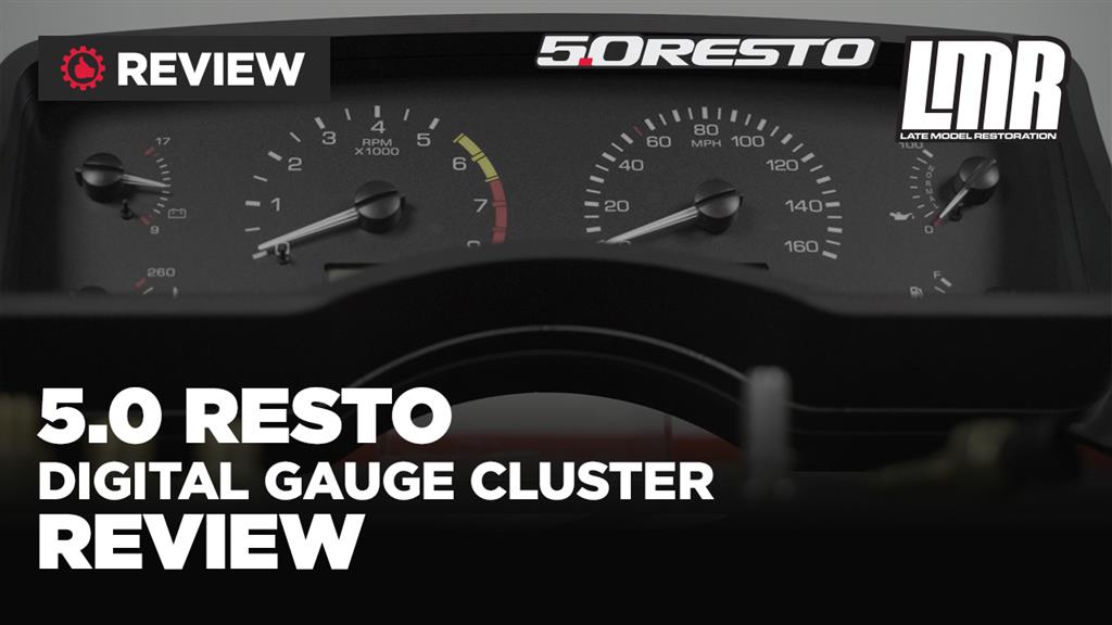 5.0 Resto Fox Body Mustang Digital Gauge Cluster - Review (87-93)
