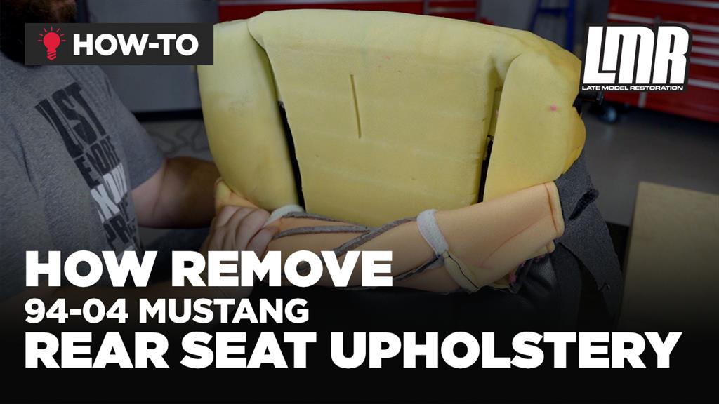 How To Remove SN95 & New Edge Mustang Rear Seat Upholstery (94-04)