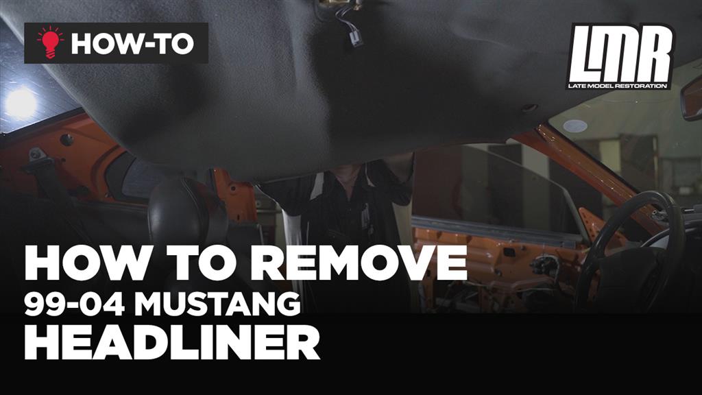 How To Remove New Edge Mustang Headliner (99-04)