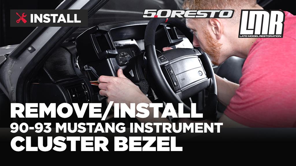 5.0Resto Fox Body Mustang Instrumental Cluster Bezel | Review/Install (90-93)