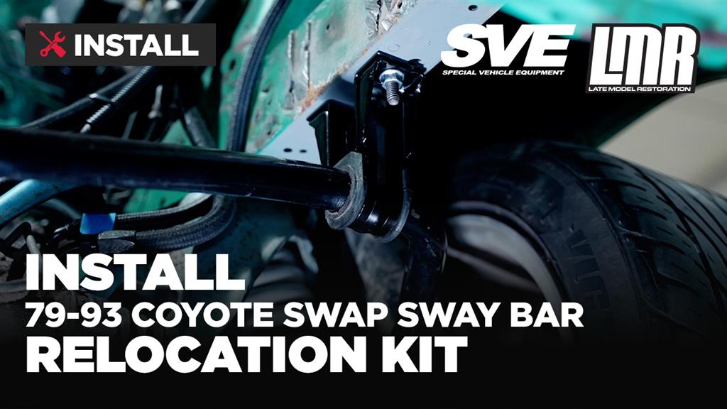 SVE Fox Body Mustang Coyote Swap Sway Bar Relocation Kit | 79-93