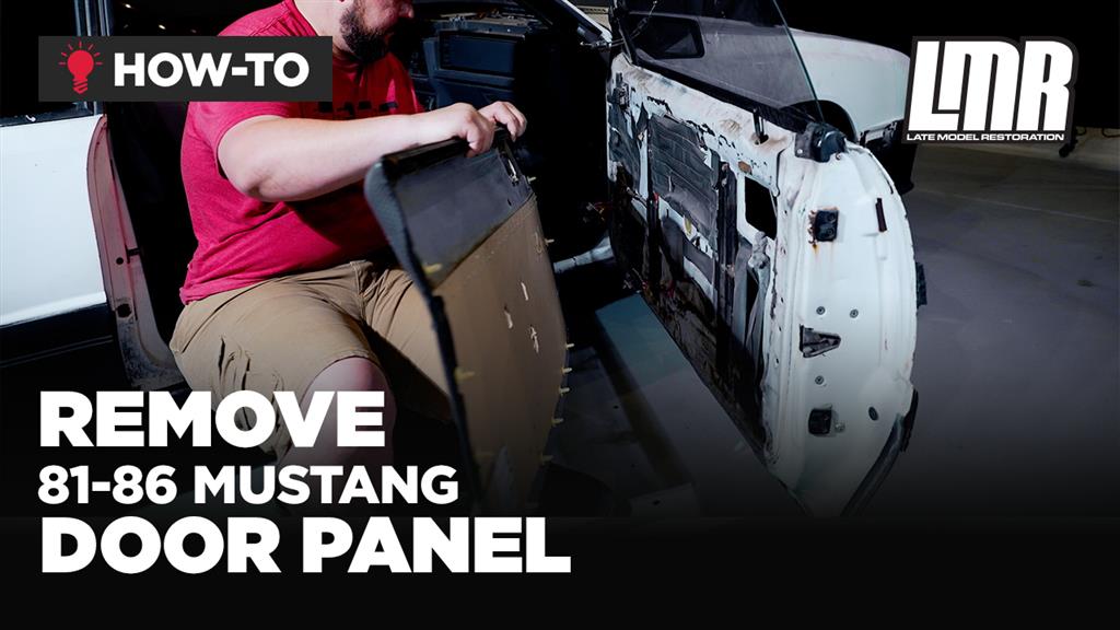 How To Remove Fox Body Mustang Door Panel (81-86)