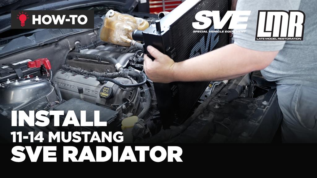 How To Install SVE Mustang Aluminum Radiator (11-14)