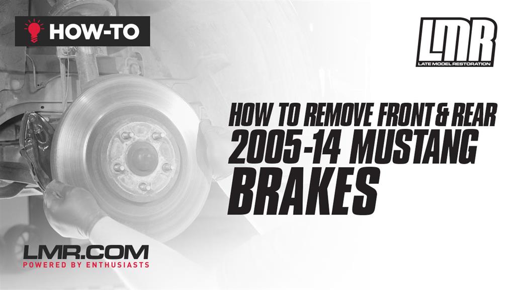 How To Remove Front and Rear Brakes 10 14 Mustang