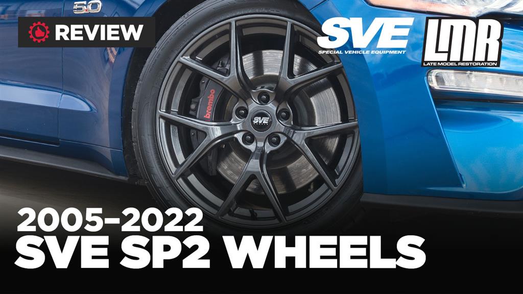 2015-2023 Mustang SVE SP2 Wheel & Firestone Tire Kit - 19x10/11 - Gloss Graphite