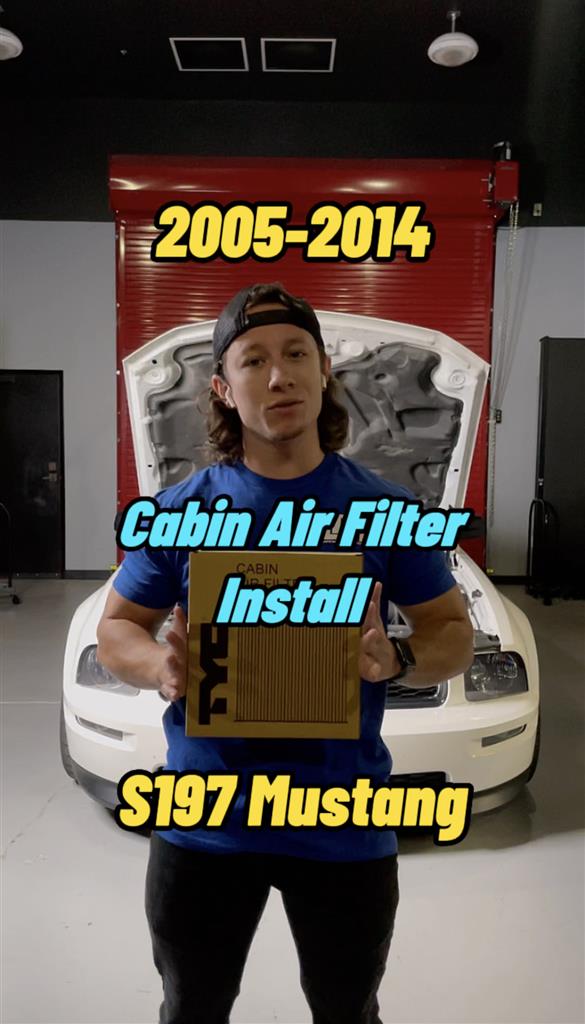 2005-2014 S197 Cabin Air Filter Install