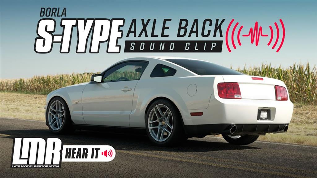 Borla S-Type Axle-Back | 05-09 4.6L 3V Mustang Exhaust