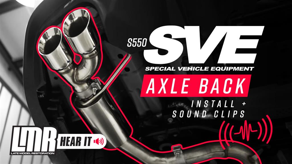 2018-2023 Mustang GT SVE Axle Back Exhaust Kit - Review & Install