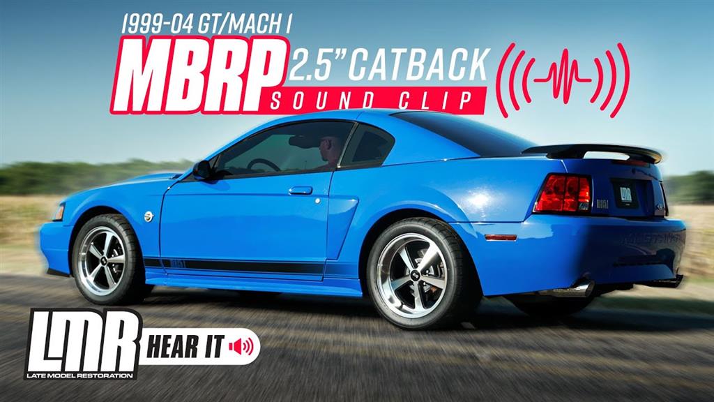 MBRP 2.5" Cat-Back Exhaust | 1999-2004 Mustang GT/Mach 1