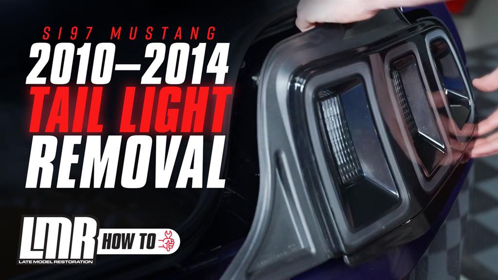 How To Remove 2010 -2014 S197 Mustang Tail Lights